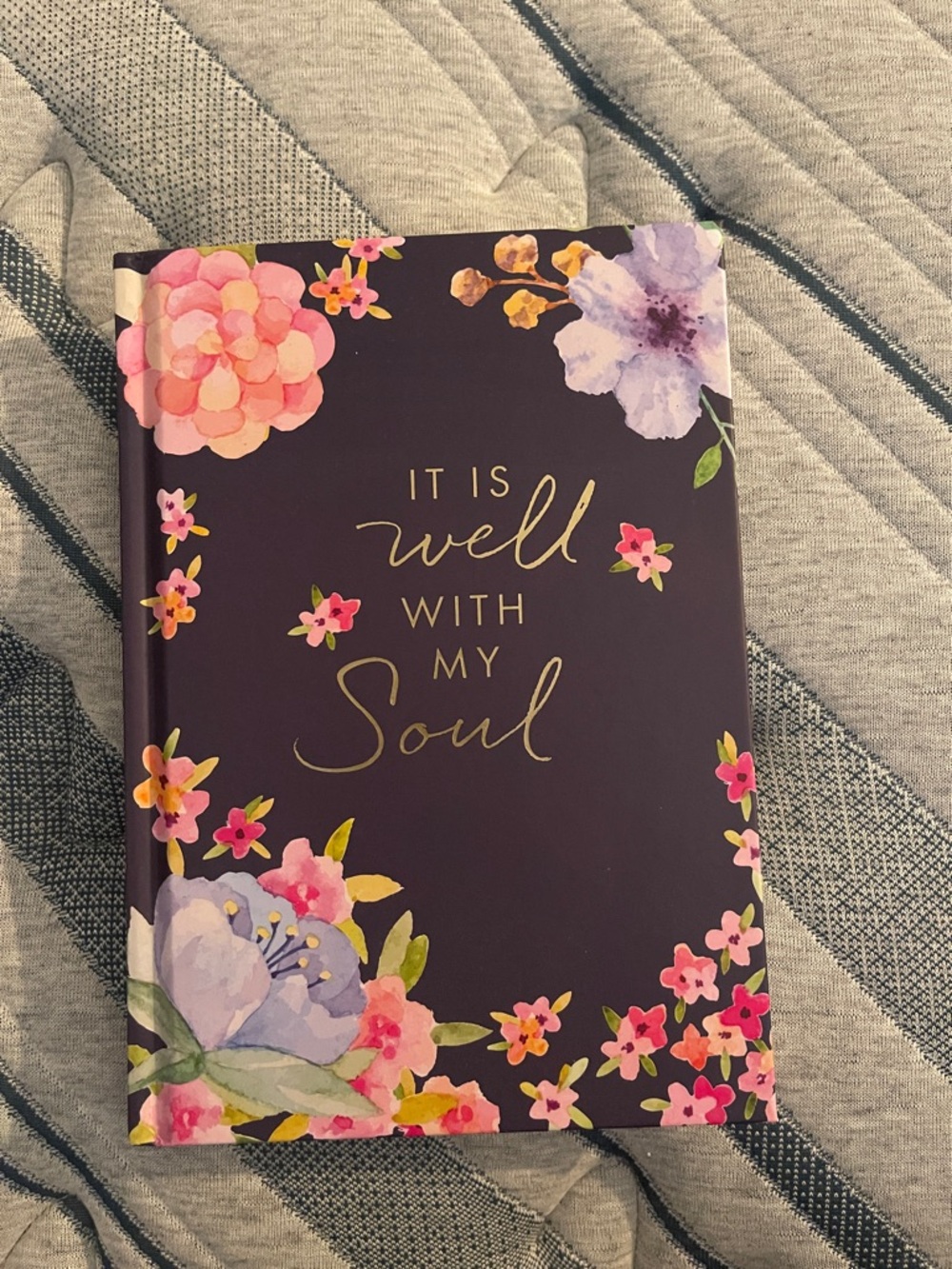 Gibson Purple Floral Hardcover Journal